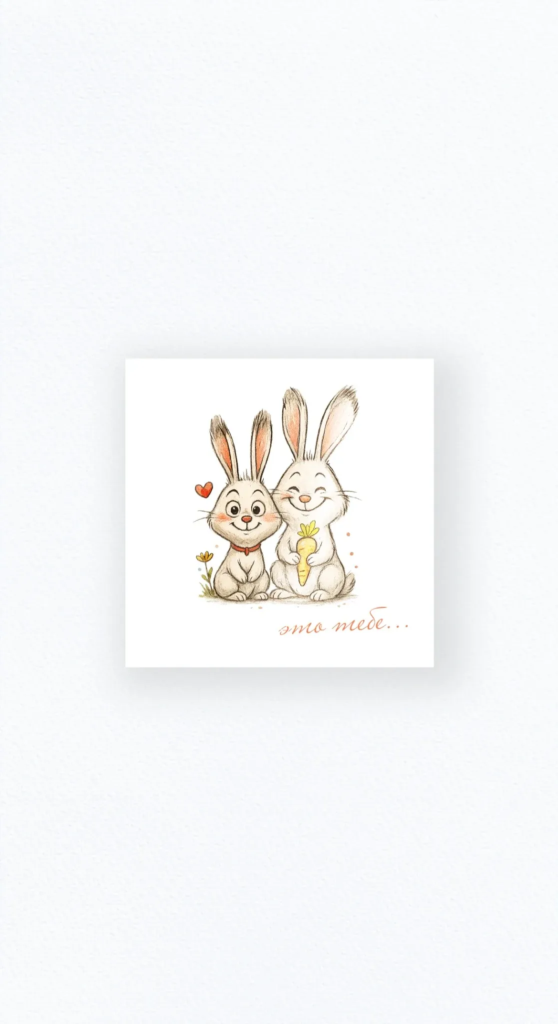 Карточка «Это тебе…»