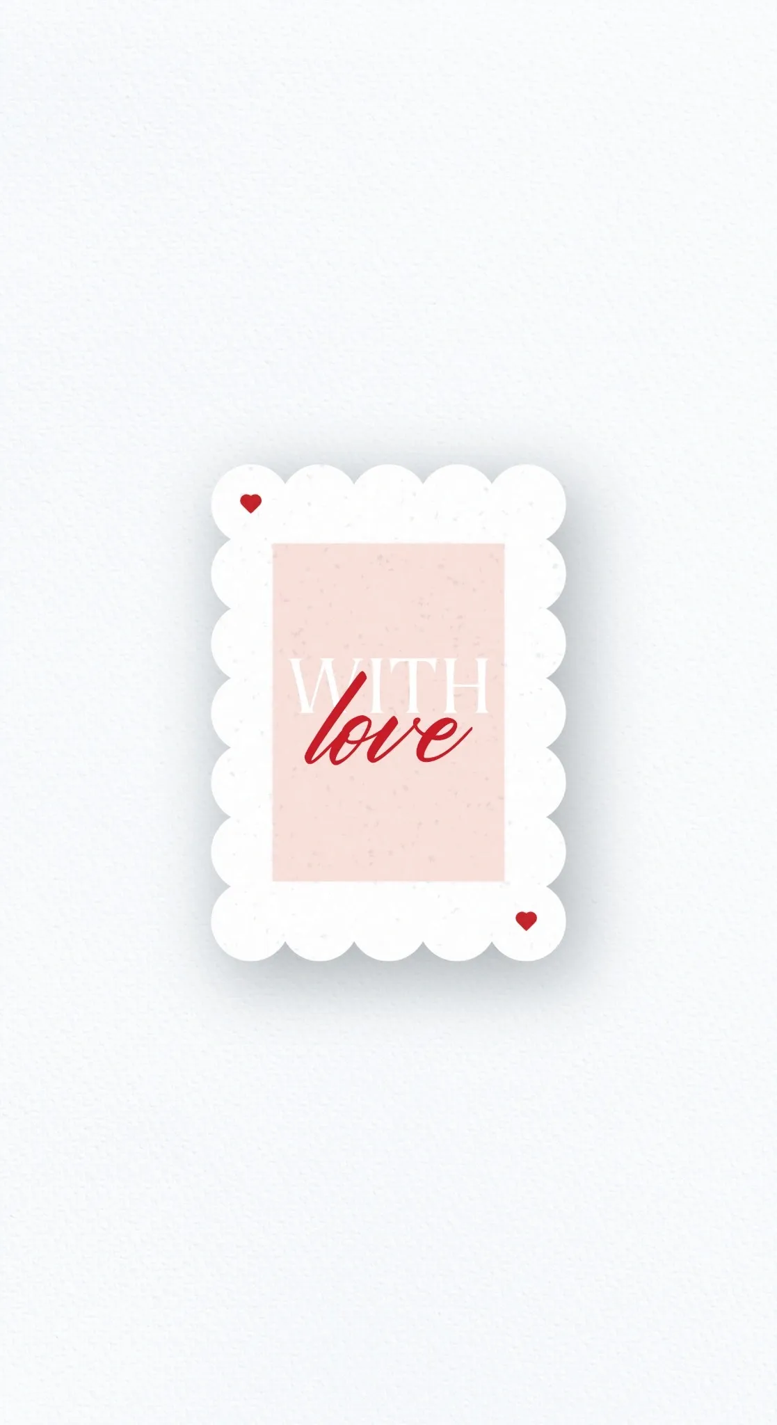 Карточка «With Love»