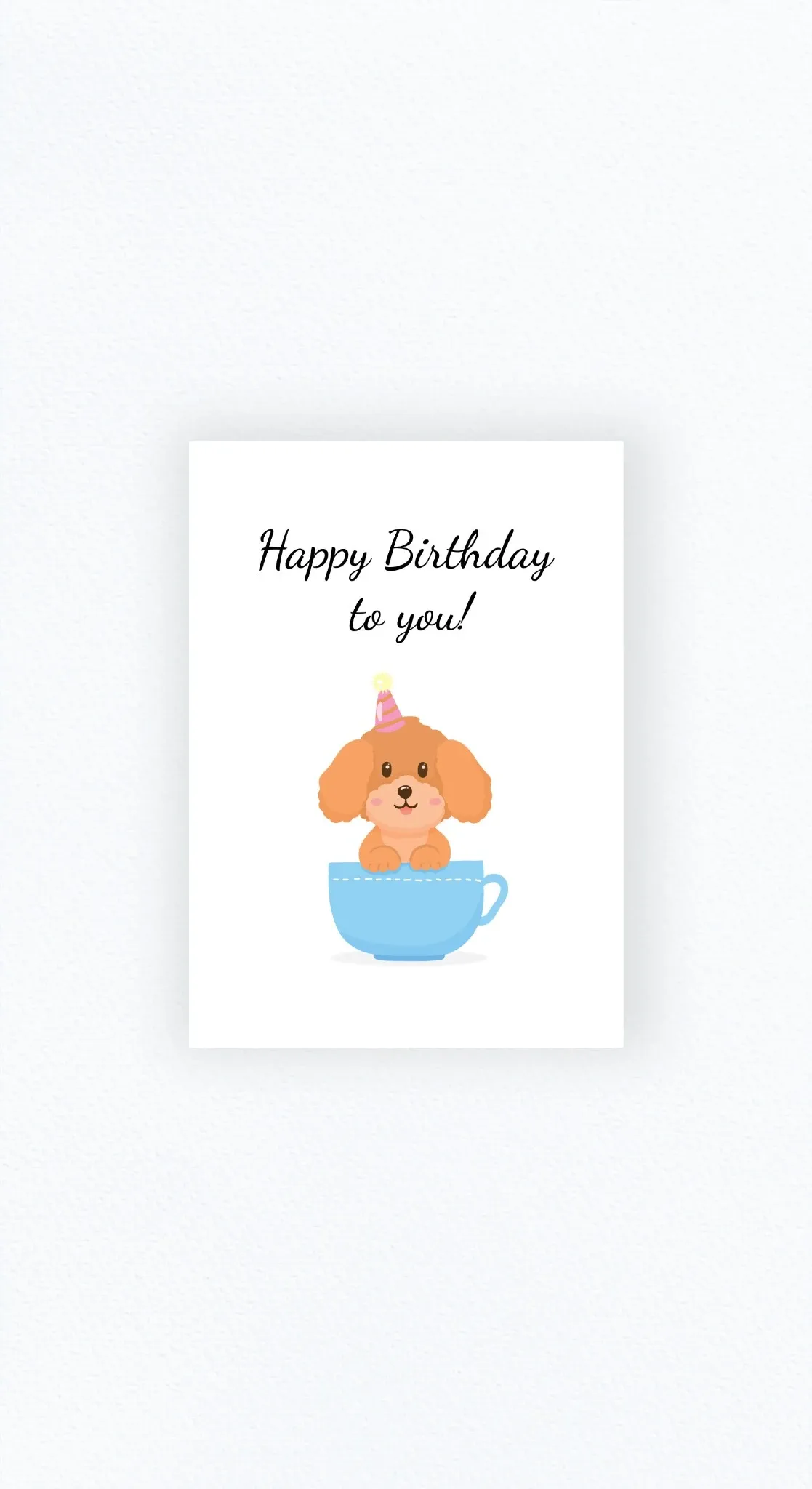 Карточка «Happy Birthday to You!» №2