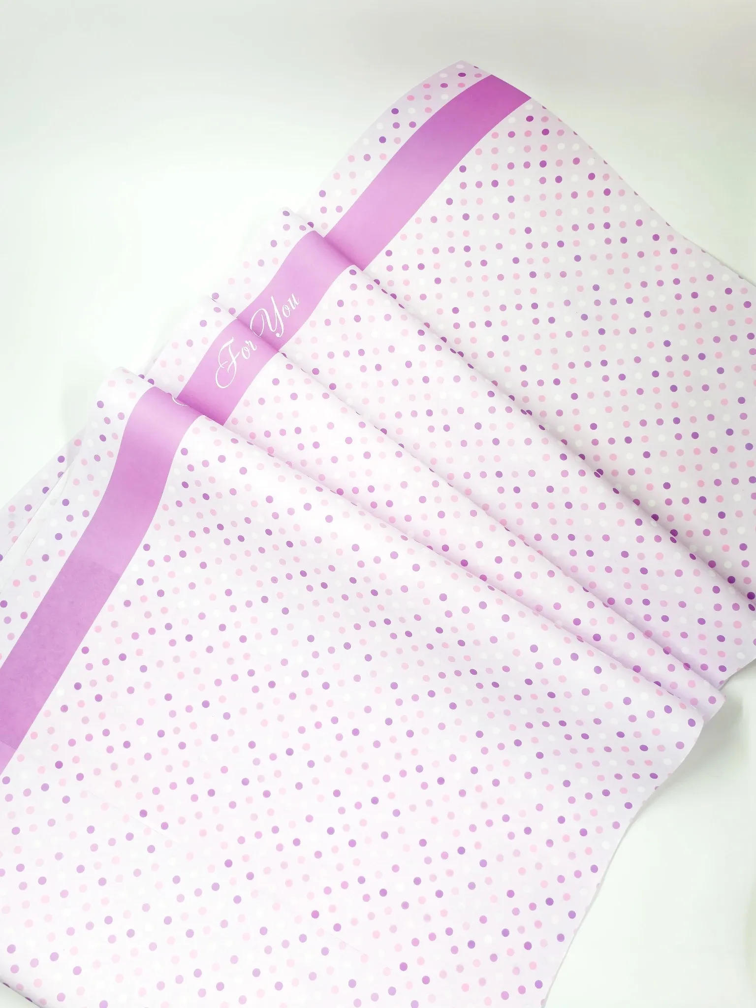 Оберточная бумага «For You в пастельных тонах»