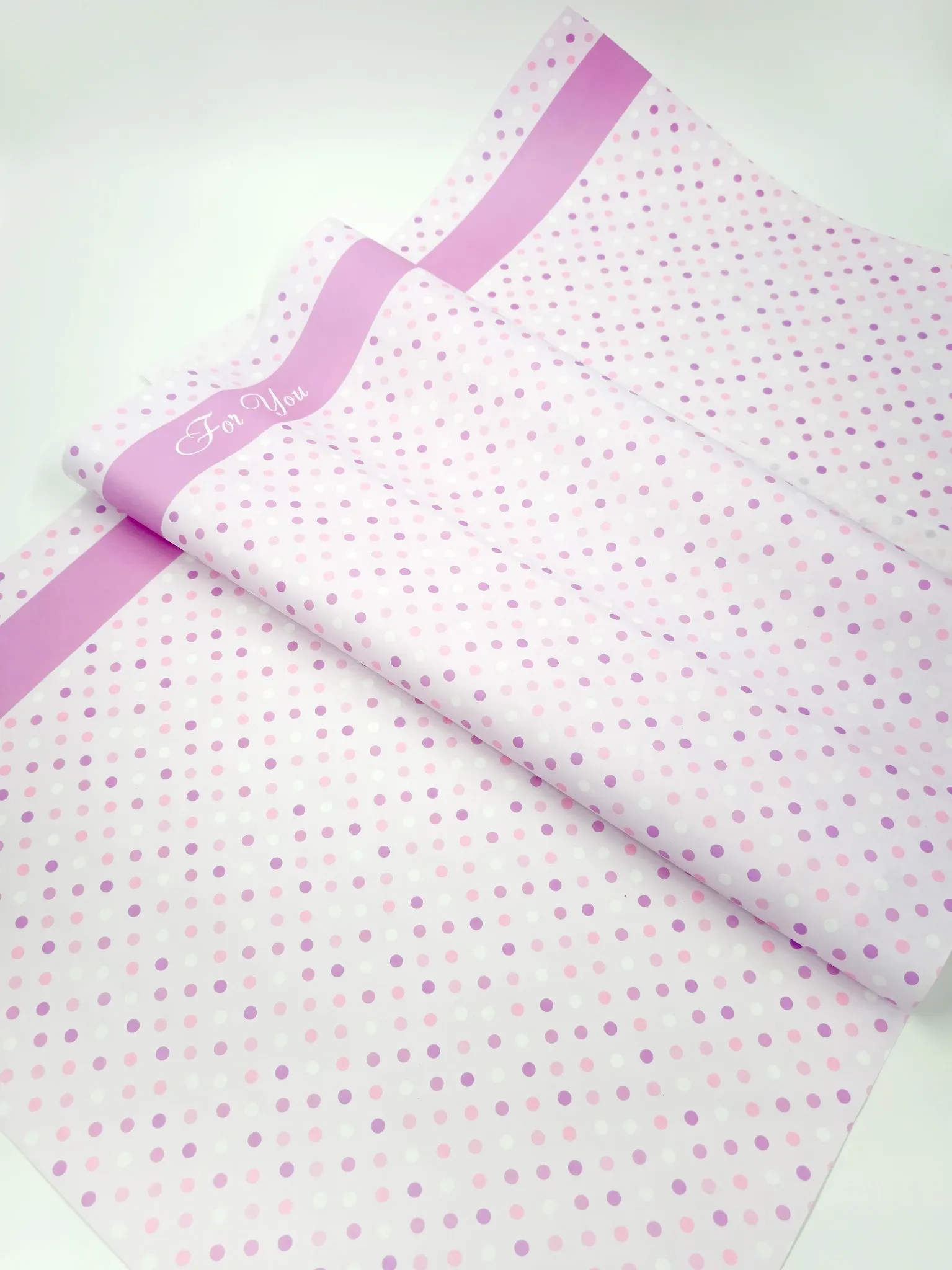 Оберточная бумага «For You в пастельных тонах»