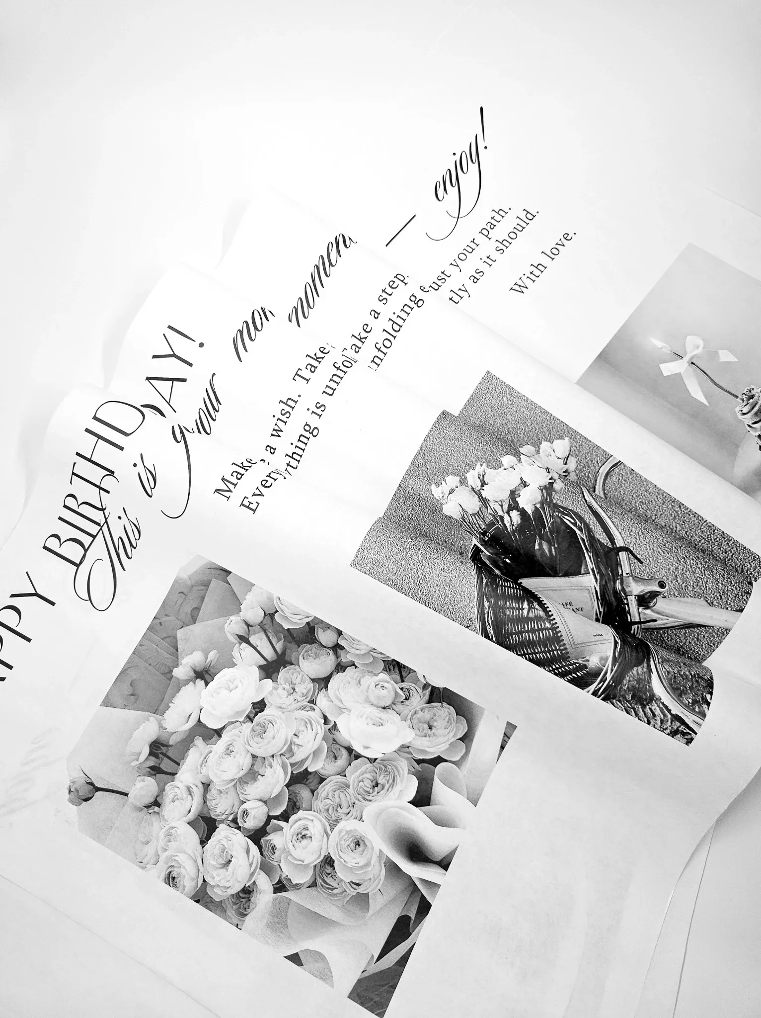 Оберточная бумага «Happy Birthday - Твой особенный день»