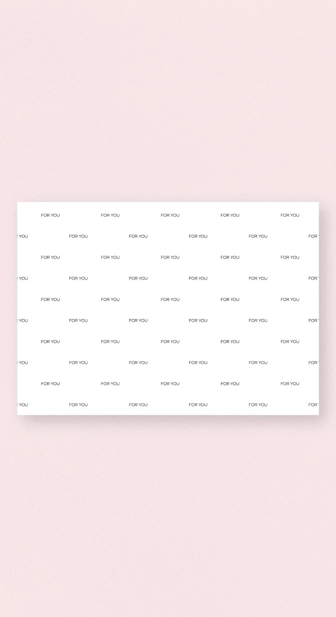 Оберточная бумага «For You - Универсальный стиль»