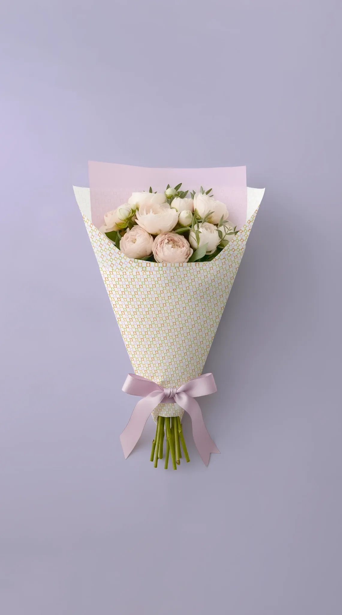 Оберточная бумага «Пастельная мозаика»