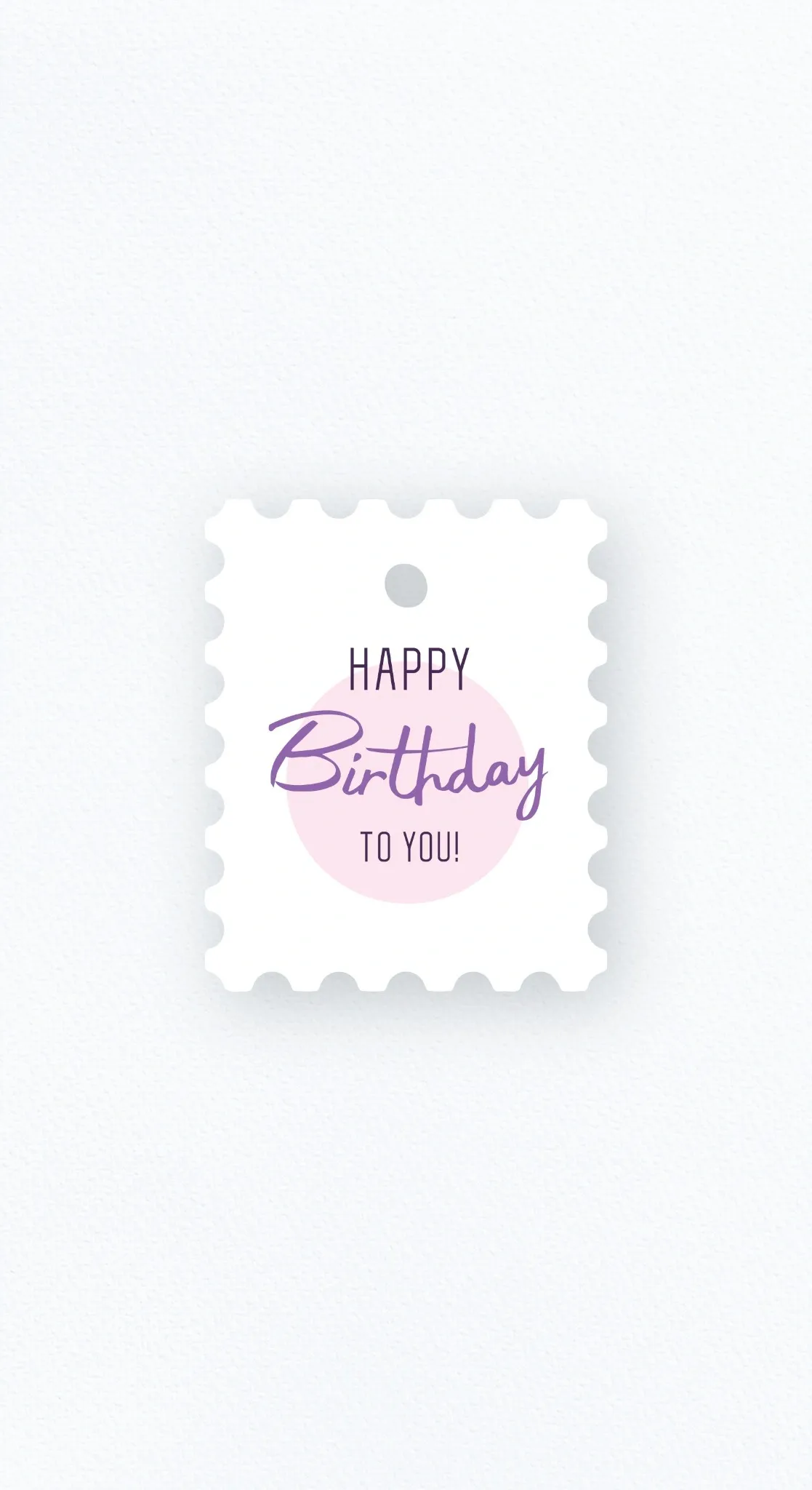 Бирка «Happy Birthday to You!»