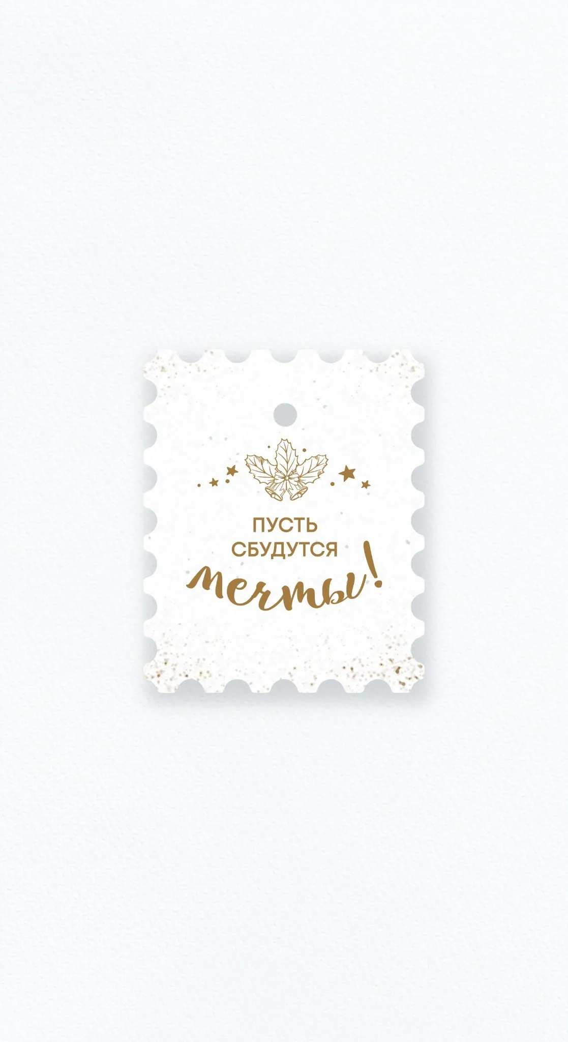 Бирка «Пусть сбудутся мечты!»